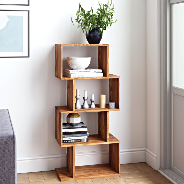 Oliver 121Cm H x 55Cm W Solid Wood Cube Bookcase & Reviews Wayfair.co.uk